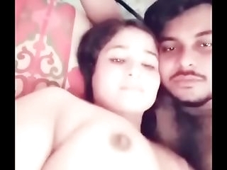 Indian boy with her teen nymph